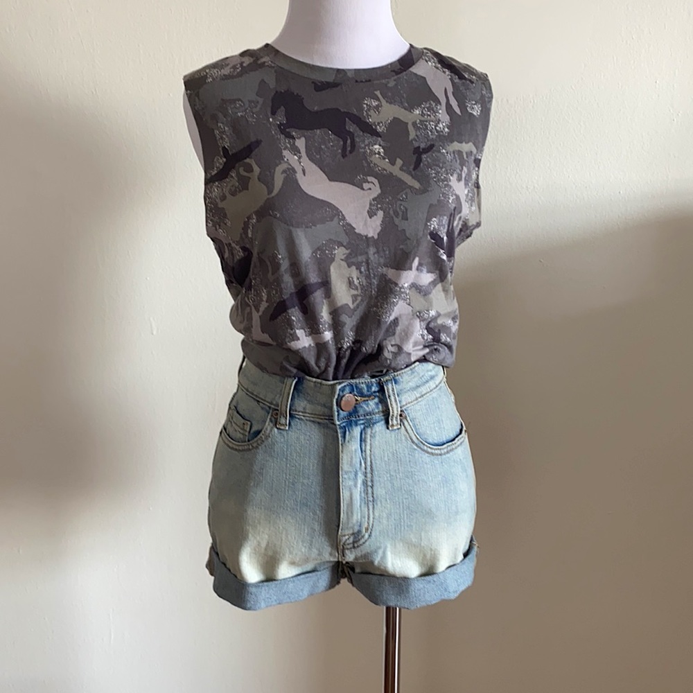 BDG High waisted denim shorts